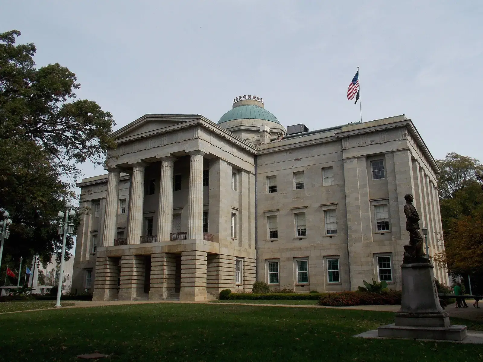 North Carolina State Capitol building and grounds in Raleigh